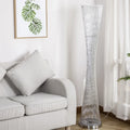 DecorBites™ Aluminum Tower Floor Lamp for Living Room, Modern LED Standing Light Stand