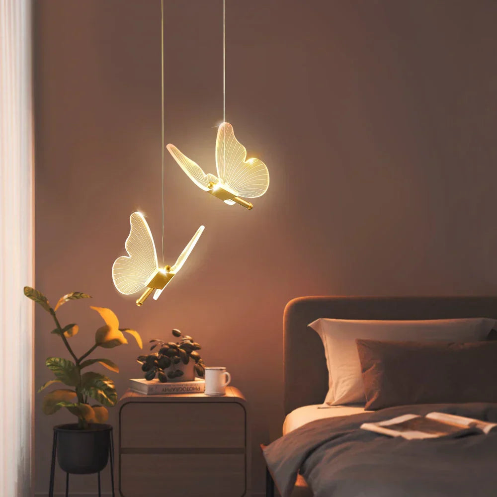 DecorBites™ Butterfly LED Pendant Chandelier for Living Room and Bedroom
