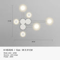 DecorBites™ Black Gold LED Wall Lamp for Indoor Bedroom Living Room Stairs Bar