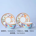 DecorBites™ Bone China Dinnerware Set: Plate, Tea Cup, Saucer, Tray, Coffeeware, Kitchen dining