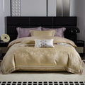 DecorBites™ Butterfly Jacquard Lyocell Cotton Luxury Bedding Set Full Queen