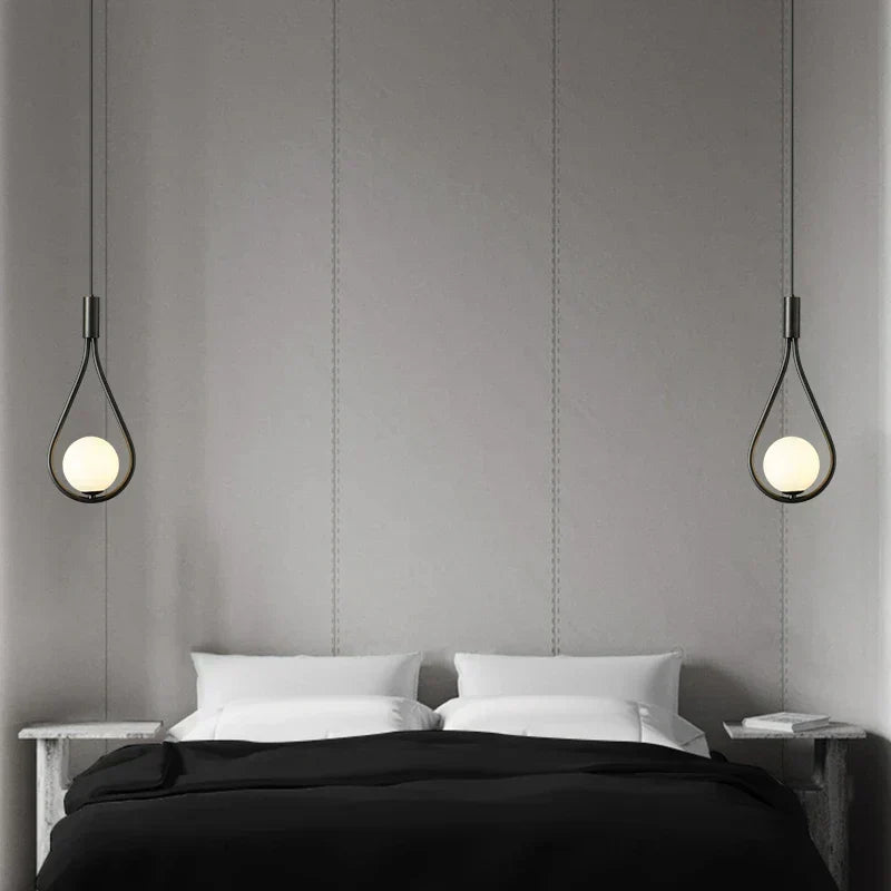 DecorBites™ Glass Ball Brass Wall Lamp LED Bedroom Living Room Lighting