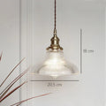DecorBites™ Brass Glass Retro Chandelier Art Deco LED Dining Room Light