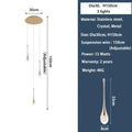 DecorBites™ Crystal Bubble Chandelier for Duplex Living Room, Rotating Staircase, Villa Lobby