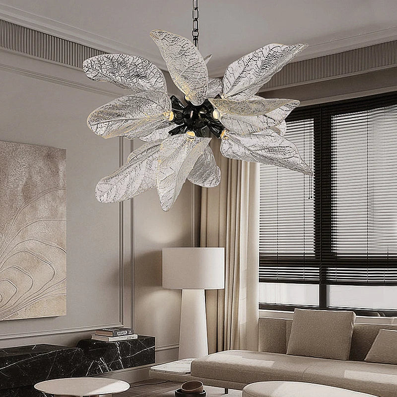 DecorBites™ Elegant Copper Chandelier Light for Kitchen Dining Living Room - Modern Luxury Crystal Lamp
