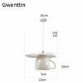 DecorBites™ Ceramic LED Pendant Lights: Nordic Teapot Design for Modern Living and Kitchen.