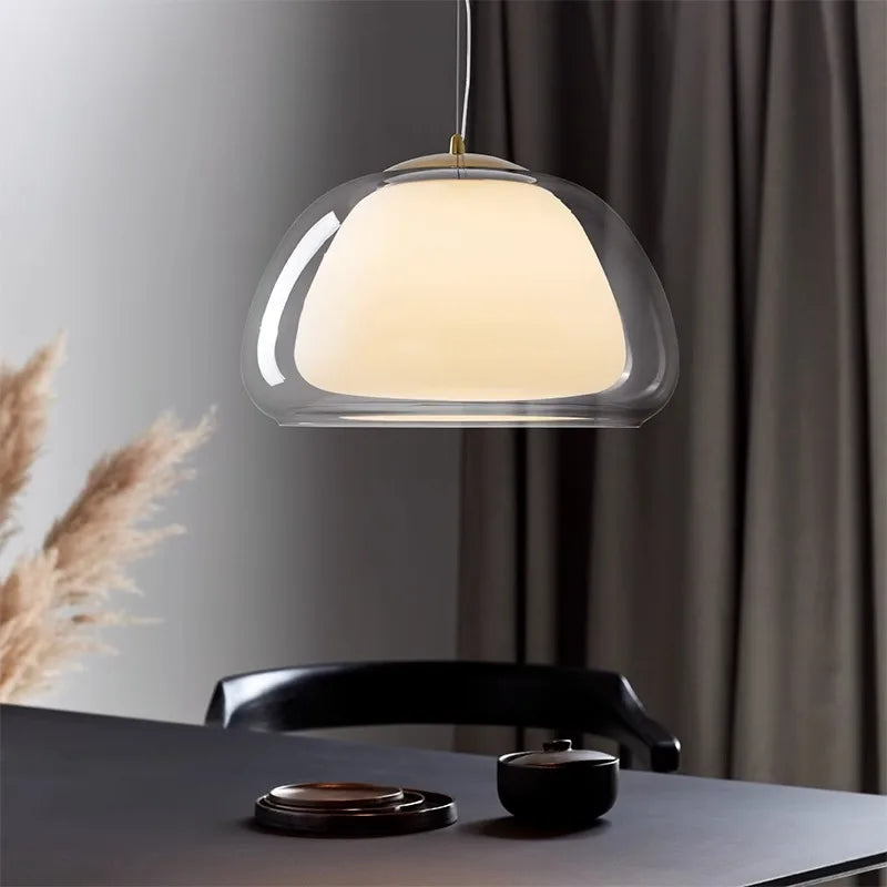 DecorBites™ LED Jelly Glass Pendant Light for Living Room Kitchen Dining Table