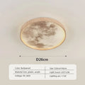 DecorBites™ LED Moon Wood Ceiling Light 26/34CM Walnut Decor - Bedroom Living Room Home Illumination