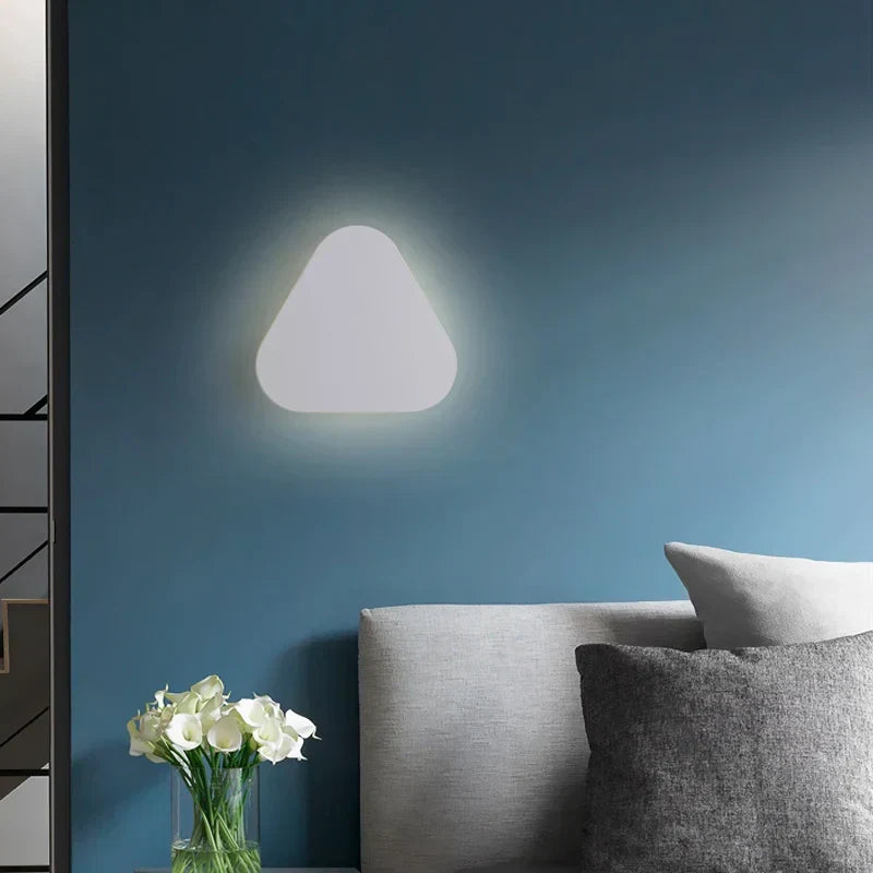 DecorBites™ LED Round Touch Wall Lamps for Bedroom & Aisle Decor