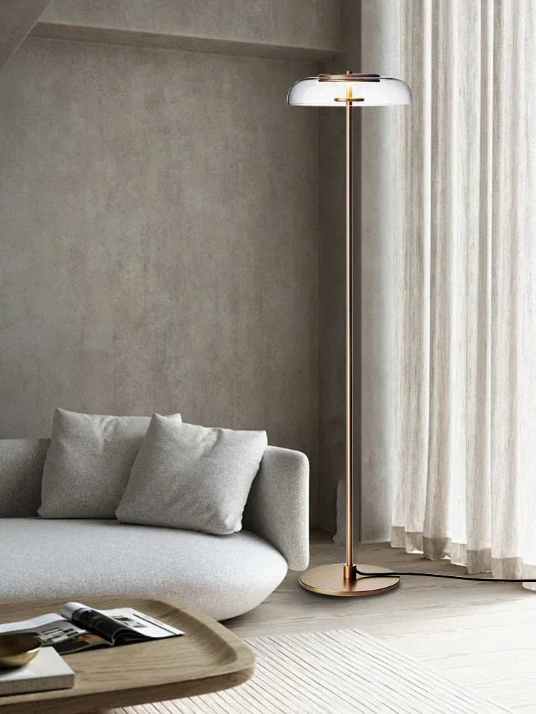DecorBites™ Clear Glass Table Lamp – Luxury Desk Light for Home Decor & Study