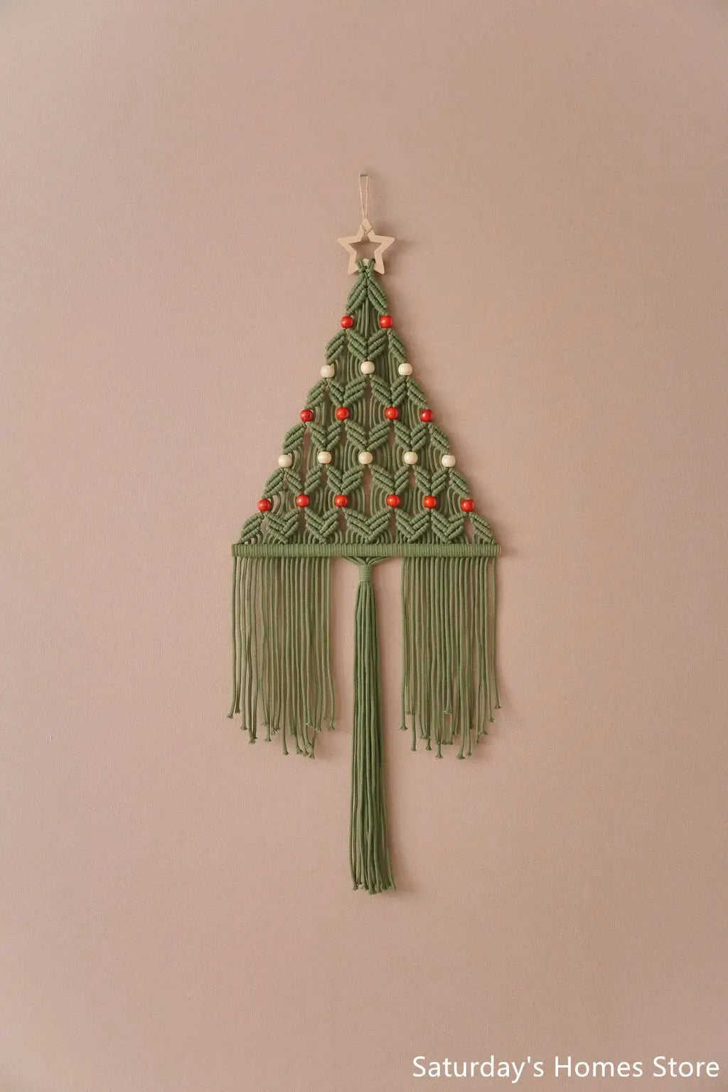 DecorBites™ Boho Christmas Tree Wall Tapestry