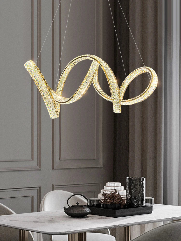 DecorBites™ Elegant Crystal Chandelier for Luxury Home Decoration