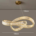 DecorBites™ Crystal Chandelier Pendant Lamp for Modern Living Room & Dining Room Lighting