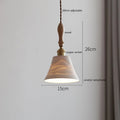 DecorBites™ Butterfly Ceramic LED Pendant Lamp with Wooden Handle for Home Decor