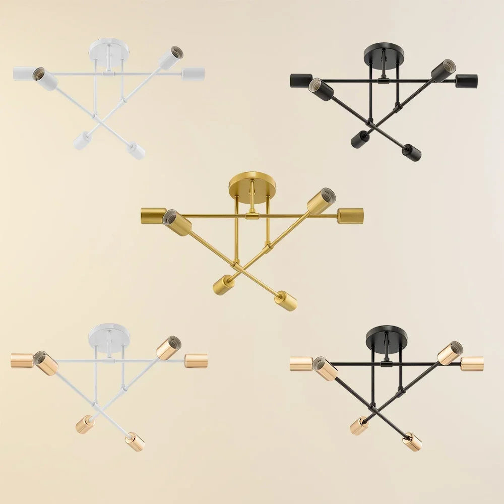 DecorBites™ LED Chandelier Pendant Light Modern Style E27 Lamp for Bedroom Dining Room