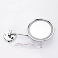DecorBites™ LED Makeup Mirror 8" Round Wall Mounted Magnifying Bathroom Mirror