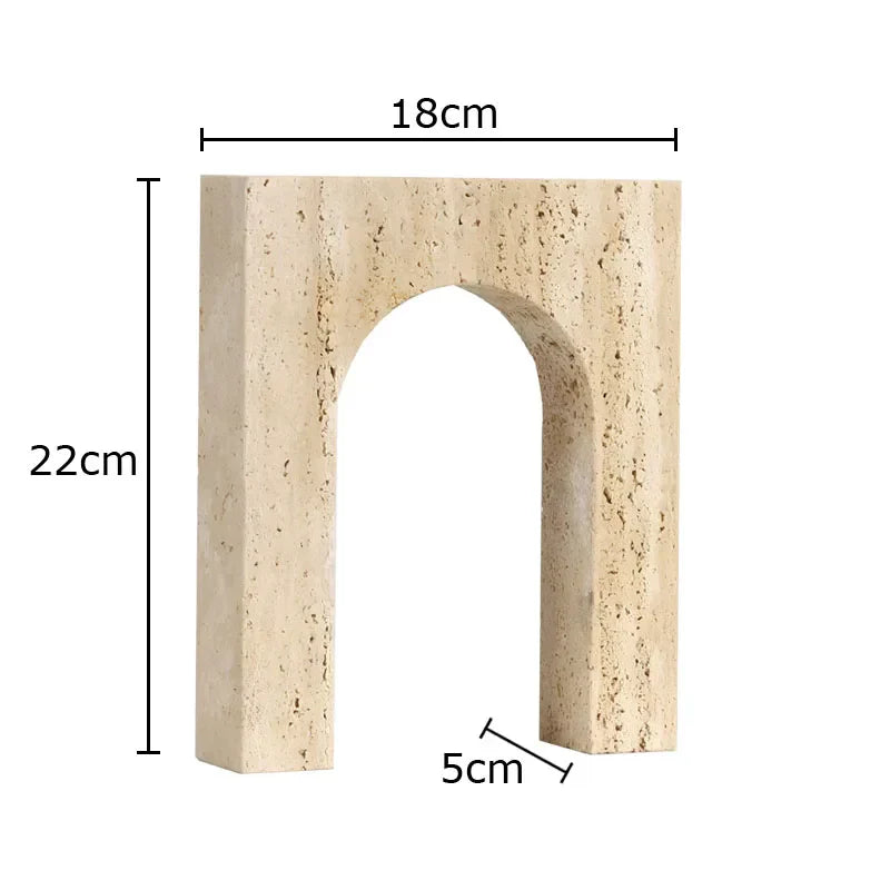 DecorBites™ Arch Stone Geometry Ornament Modern Desk Decoration Artwork Statue Room Decor
