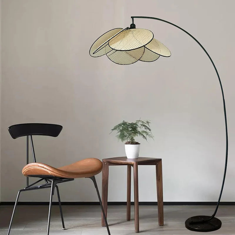 DecorBites™ Hand Made Rattan Art Pendant Chandelier for Modern Living Room, Dining Room, Bedroom.