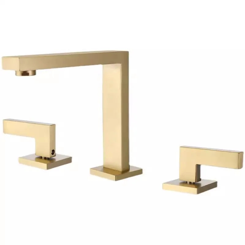 DecorBites™ Brass Black Basin Faucet | Antique Waterfall Sink Faucet | Hot & Cold 3-Hole Faucet