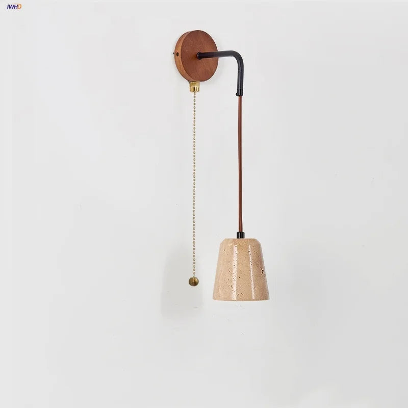 DecorBites™ LED Travertine Stone Wall Lamp - Modern Nordic Stair Light