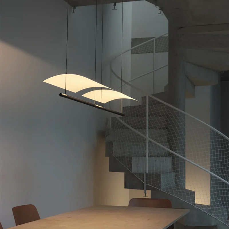 DecorBites™ Lamina LED Pendant Light: Minimalist Design for Office, Living Room, Restaurant, Bar.