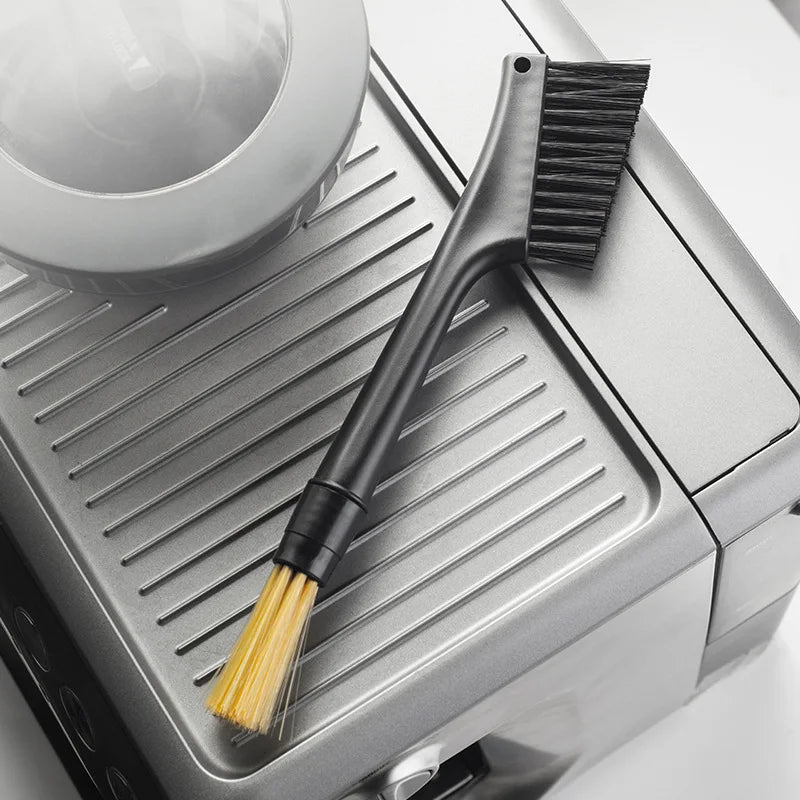 DecorBites™ Coffee Grinder Brush: Double-head Tool for Home & Barista Cleaning