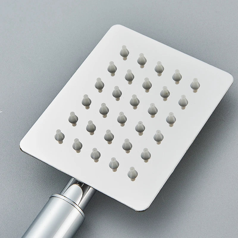 DecorBites™ Black Stainless Steel Handheld Shower Head for Hot and Cold Water
