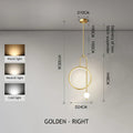 DecorBites™ LED Ring Pendant Chandelier for Home Dining Living Bedroom Suspension
