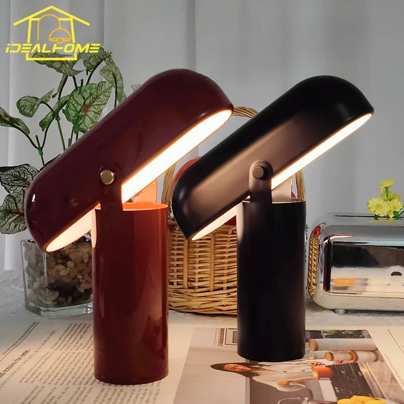 DecorBites™ LED Rechargeable Table Lamp Touch Switch Minimalist Modern Light for Bedroom, Living Room