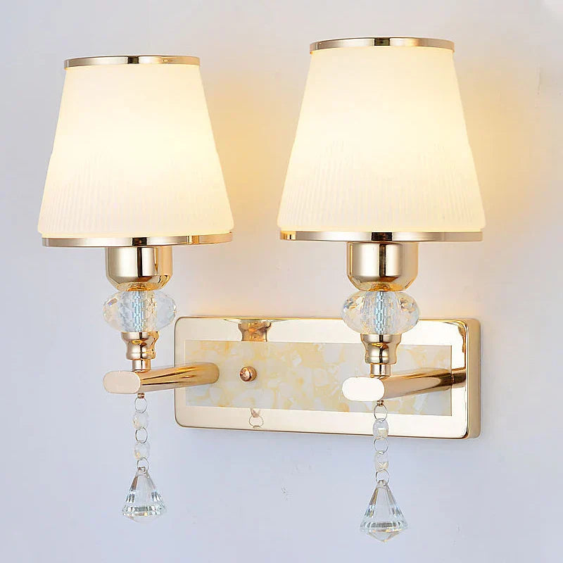 DecorBites™ Crystal Bedside Wall Sconce - Modern Minimalist LED Wall Light Fixtures