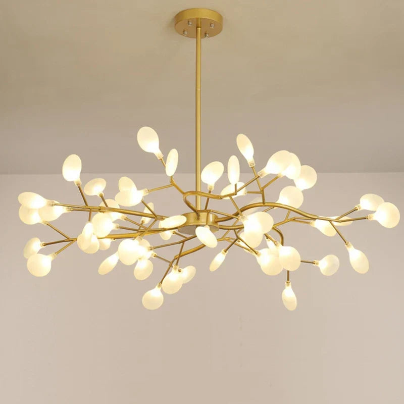DecorBites™ Branch Shape Firefly Ceiling Chandelier G4 Led Lighting Indoor Hanging Lamp