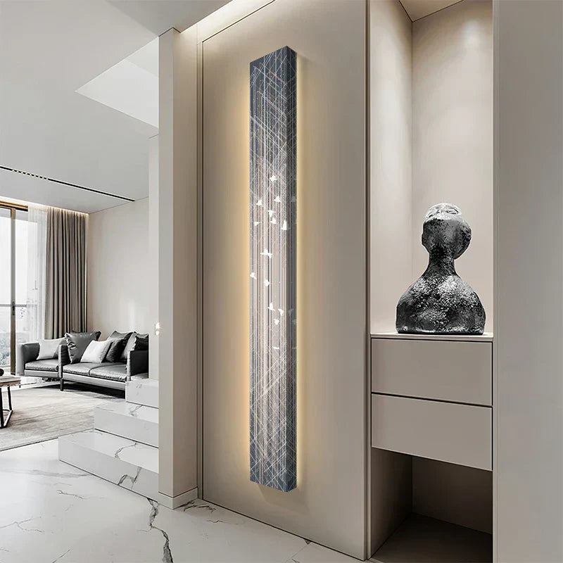 DecorBites™ LED Indoor Painting Decoration Strip Wall Hanging Lamp for Living Room & Hotel