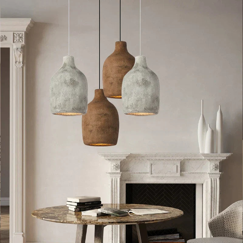 DecorBites™ Japanese Style Resin Pendant Lights for Home Decor and Lighting Needs