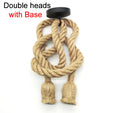 DecorBites™ Hemp Rope Pendant Lights for Kitchen Cafe Bar Decor by Loft E27 Rope Light Base