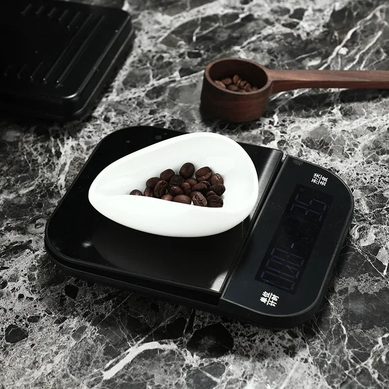 DecorBites™ Ceramic White Dose Trays & Tea Spoon Set