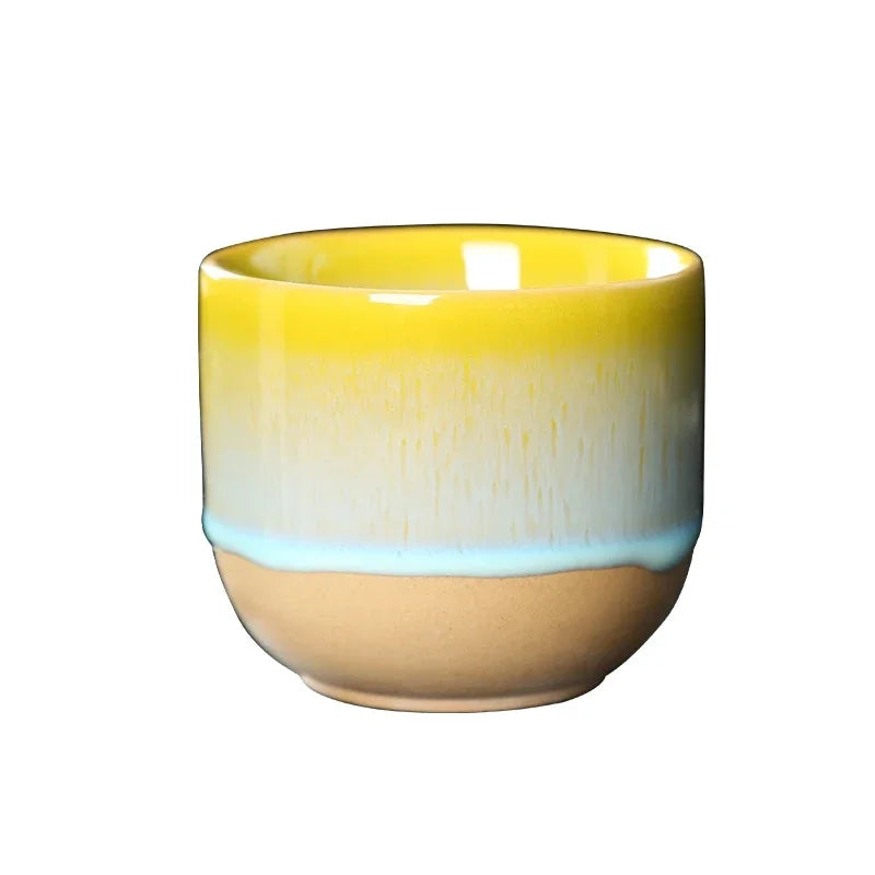 DecorBites™ Ceramic Kung Fu Tea Cup Set - Exquisite Porcelain Drinkware Mug for Gift
