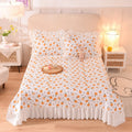 DecorBites™ Chiffon Quilted Bed Spread Set - Queen Size Cotton Bedspread Cover