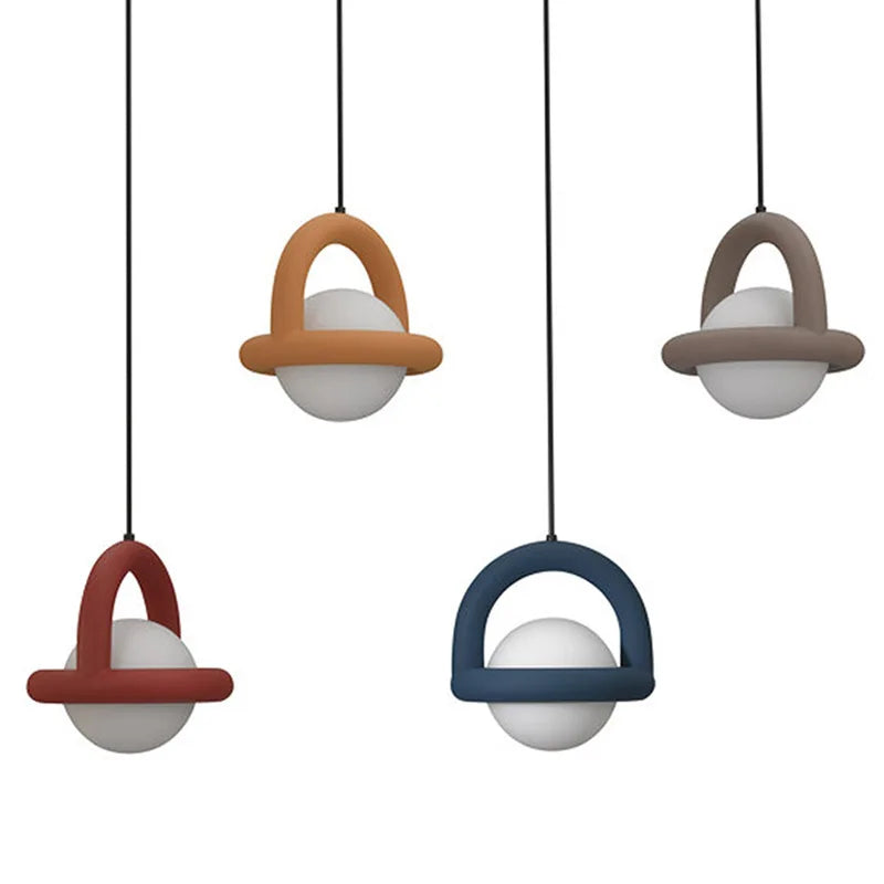 DecorBites™ LED Pendant Lights Acrylic Ball Metal Wire 150cm Dining Room Kitchen Bedroom