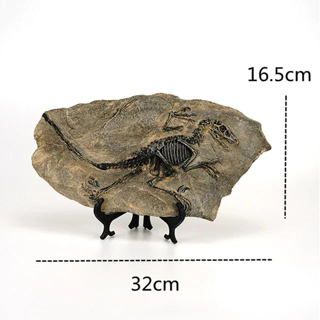 DecorBites™ Dino Fossil Resin Craft: Retro Animal Statue, Indoor Living Room Decor & Gift