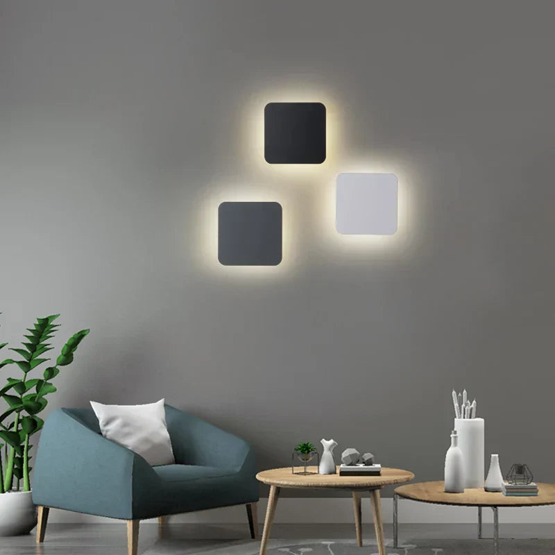DecorBites™ LED Round Touch Wall Lamps for Bedroom & Aisle Decor