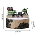 DecorBites™ Lotus Leaf Water Feature: Feng Shui Fish Tank Circulation Wheel for Housewarming