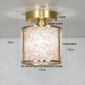 DecorBites™ Column Glass Crystal Ceiling Light for Nordic Modern Home Decor