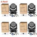 DecorBites™ LED Moving Head 19x15W RGBW 4-in-1 Beam Wash/Zoom Light - DMX512 Control