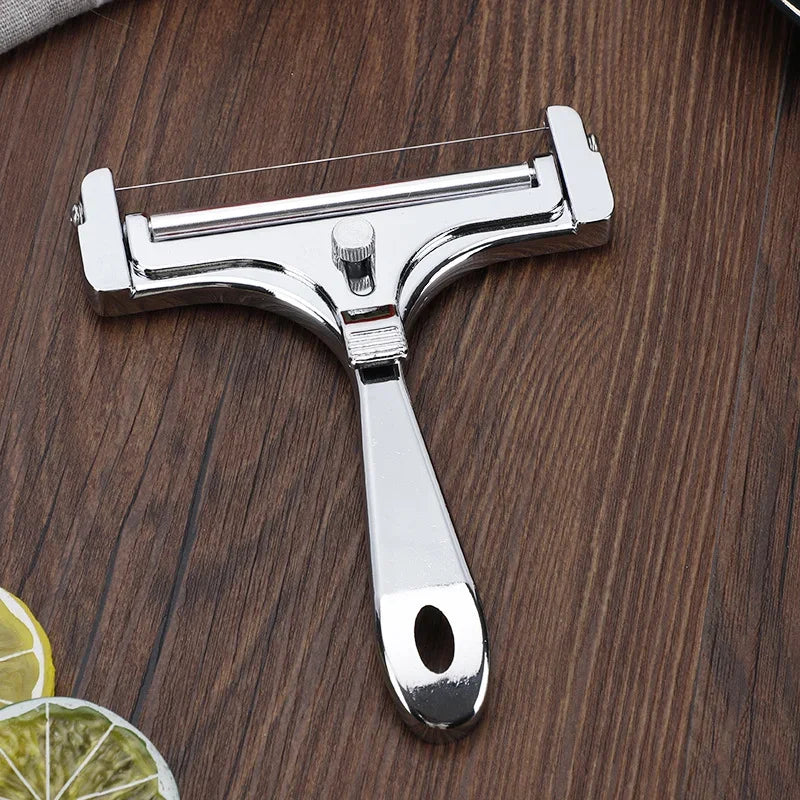 DecorBites™ Aluminum Cheese Butter Slicer Kitchen Tool - Wire or Plastic Knife