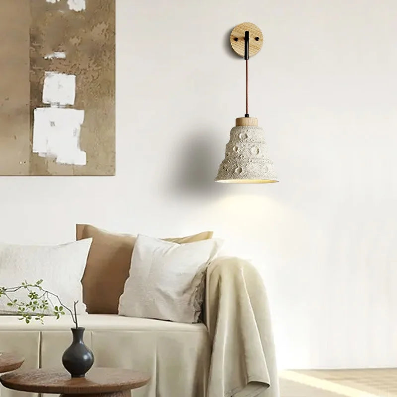 DecorBites™ Cement LED Wall Lamp Sconce Nordic Modern Home Decor for Bedroom Hallway
