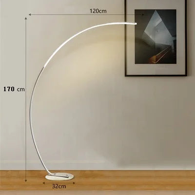 DecorBites™ Arc Floor Lamp: RGB Indoor Lighting for Dining & Living Room Decor