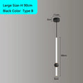 DecorBites™ Black Gold Ceiling Pendant for Bedside Bedroom LED Modern Hanging Light