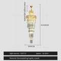 DecorBites™ Light Luxury Crystal Chandelier for Elegant Living Spaces
