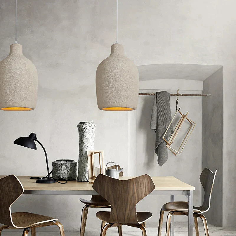 DecorBites™ Cement LED Chandelier Light for Home Decor and Bar Designer Bedroom