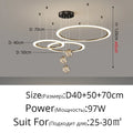 DecorBites™ LED Star Chandelier for Modern Living Room Bedroom Decor